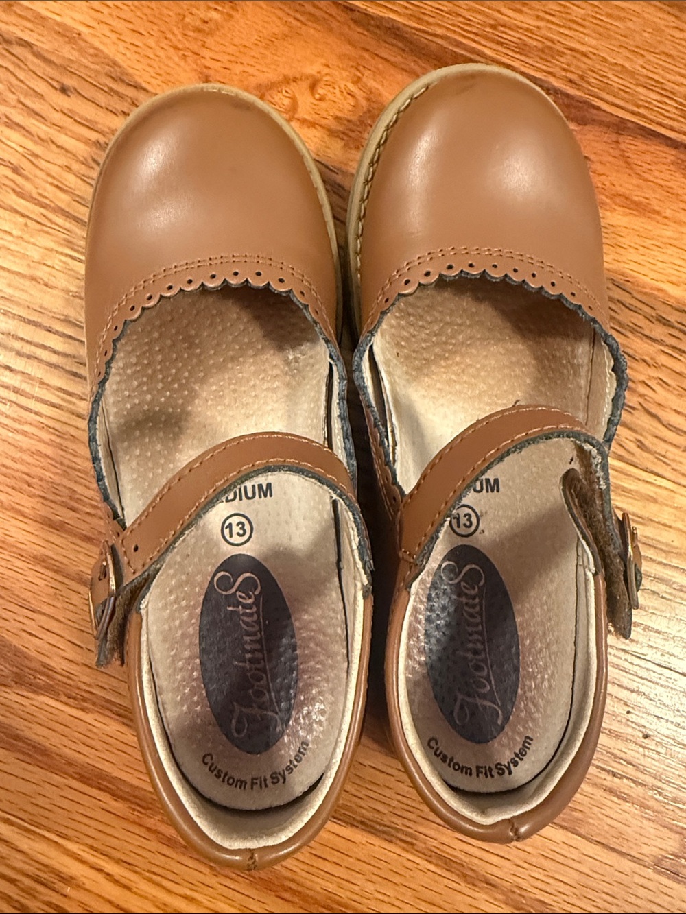 FootMates Girls' Brown Mary Jane Dress Shoes